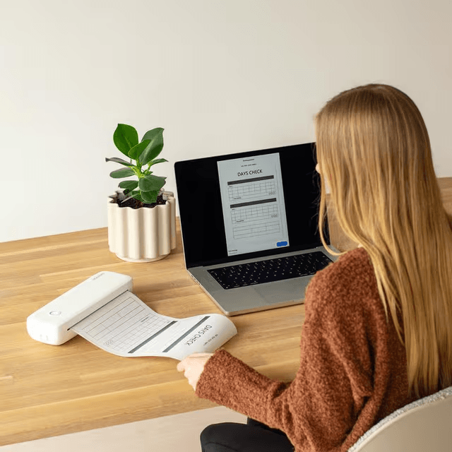 A4 Pocket Printer 300 DPI - Portable Printplezier voor Onderweg