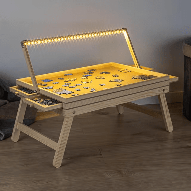 Puzzeltafel met LED-verlichting – Relaxed Puzzelen op Niveau